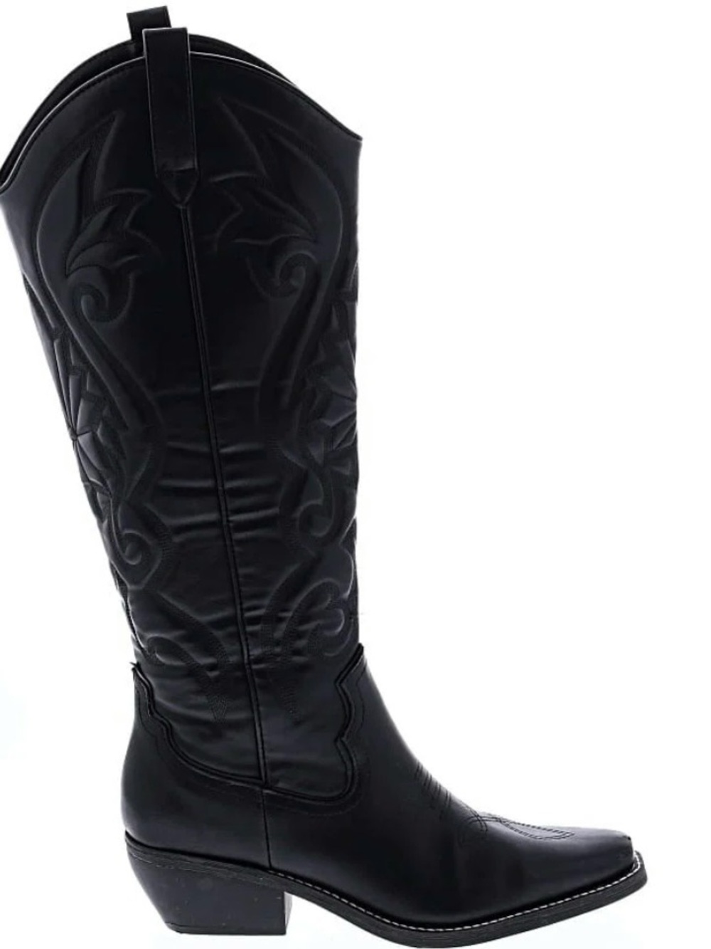 Tall Black Cowboy Boots